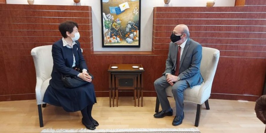 Συνάντηση ΠτΒ με Πρέσβη της Ιαπωνίας στη Λευκωσία